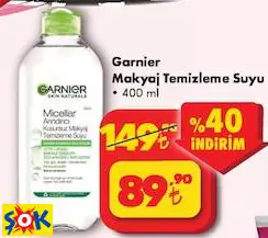 GARNİER MAKYAJ TEMİZLEME SUYU GARNİER MAKYAJ TEMİZLEME SUYU